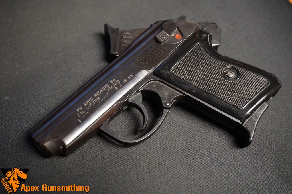 The P-64 is an all-steel handful of pistol.